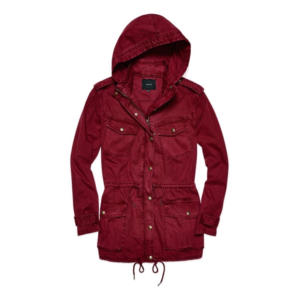 Talula Red Utility Jacket